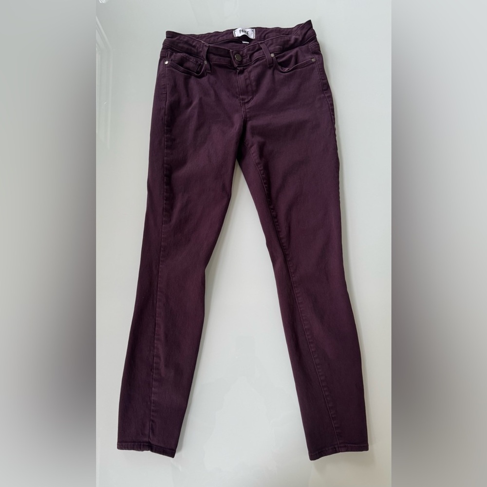 Paige Dark Purple Skinny Jeans – Size 29